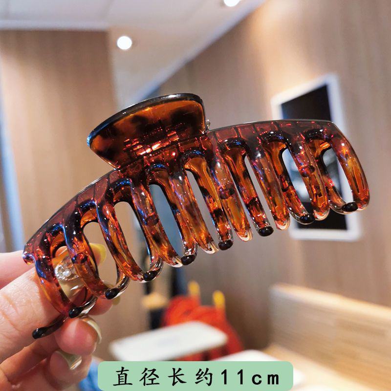 洗澡大号盘发发夹后脑勺抓夹百搭气质成人发抓鲨鱼夹发卡夹子