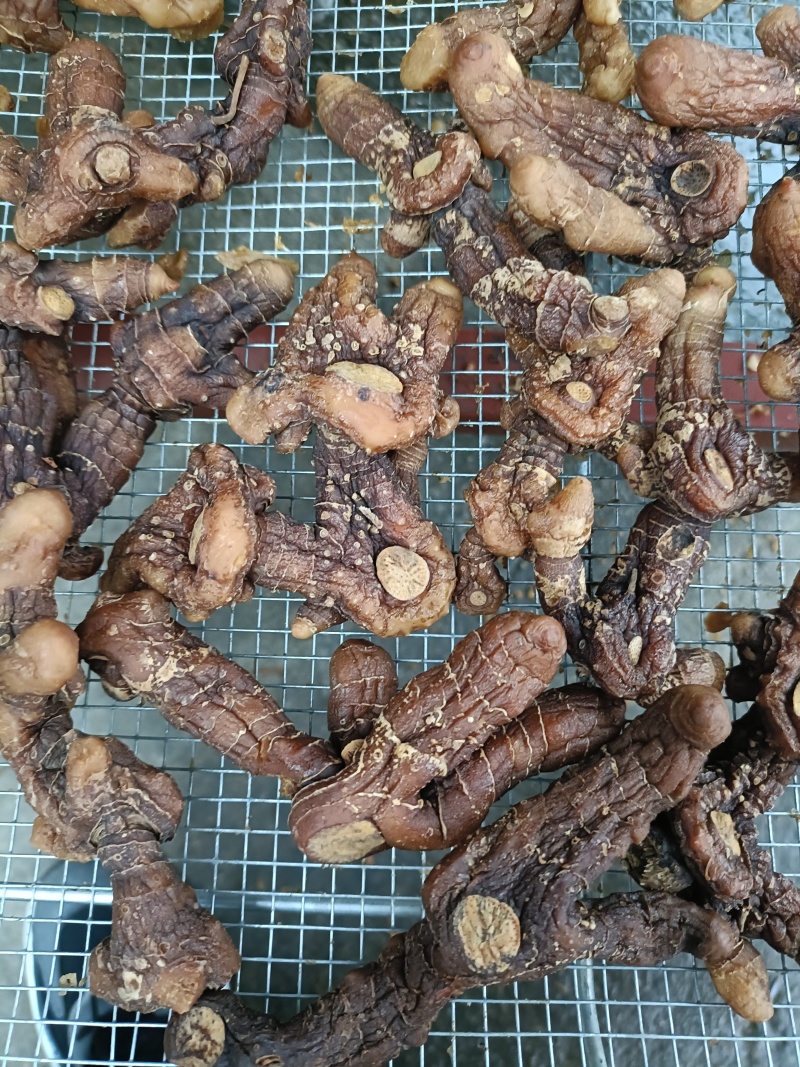 大别山野生九蒸九晒黄精。精选年份久远黄精。***古法炮制