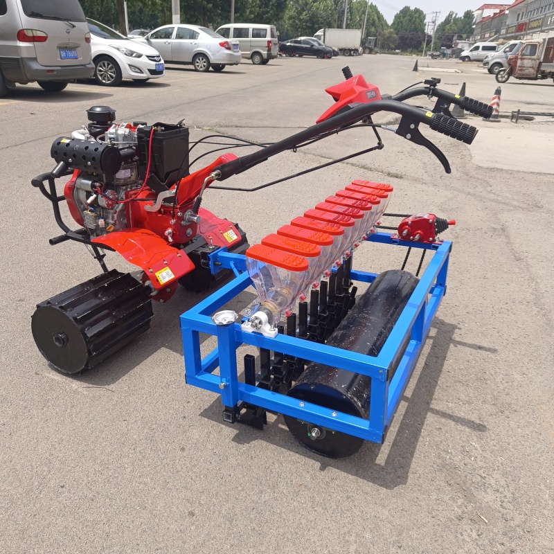柴油大马力电启动蔬菜精播机药材播种机免间小粒种子精量播种