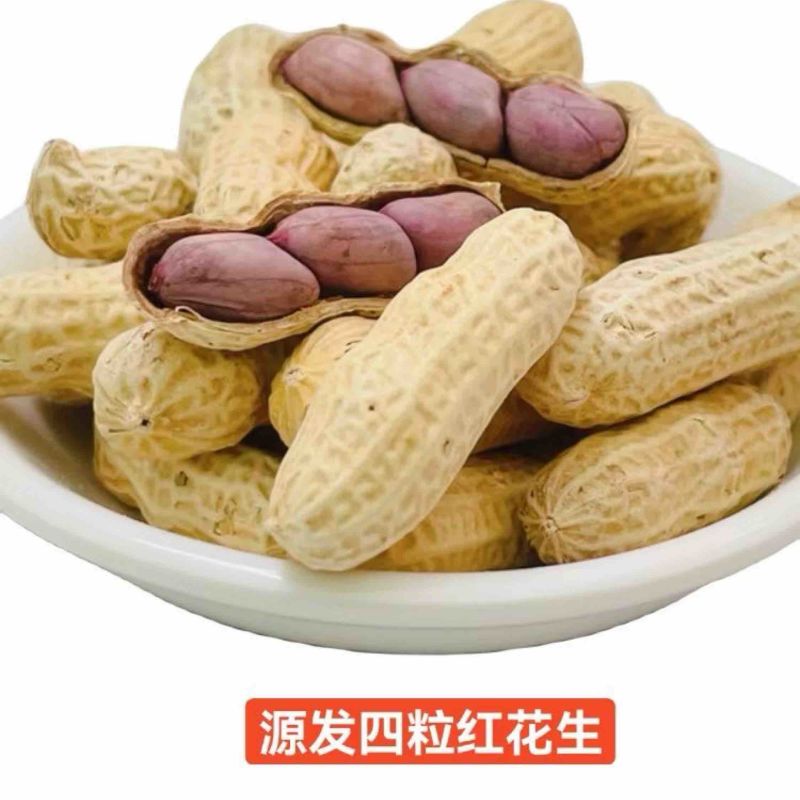 四粒红水煮咸干花生，口感酥脆香甜