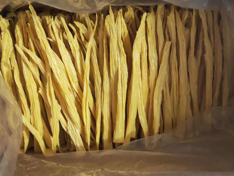 腐竹纯手工大豆制腐竹厂家直发货源稳定传统工艺