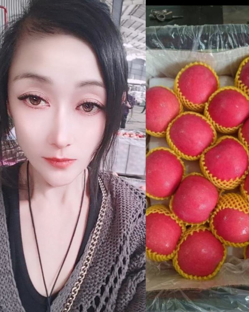 山东红富士苹果产地！颜色鲜艳，口感脆甜！火爆热卖诚信合作