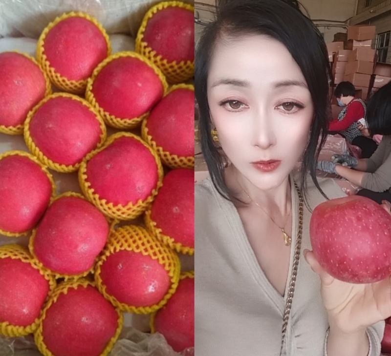 山东红富士苹果产地！颜色鲜艳，口感脆甜！火爆热卖诚信合作