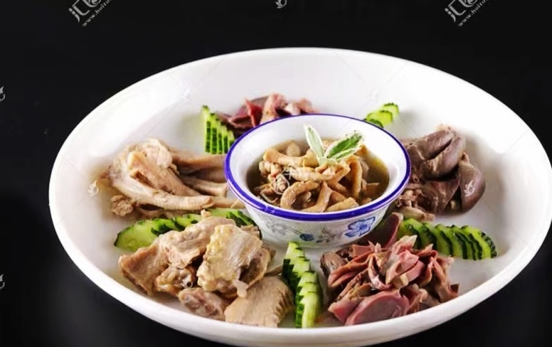 卤味拼盘鸭四件鸭五福鸭掌鸭胗鸭心鸭翅酒店小吃通货熟食