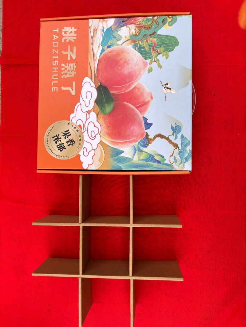 桃子包装纸箱礼盒散装精品装现货厂家批发定做加印文字