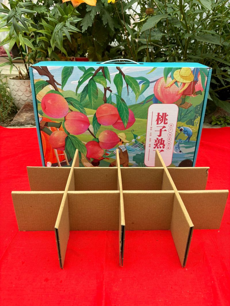 桃子包装纸箱礼盒散装精品装现货厂家批发定做加印文字