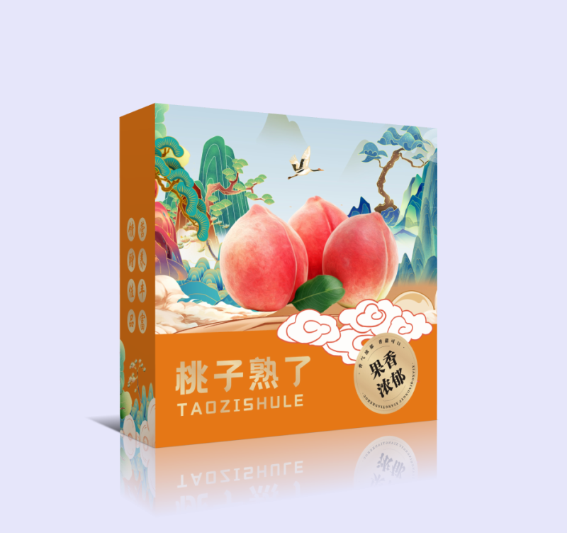 桃子包装纸箱礼盒散装精品装现货厂家批发定做加印文字