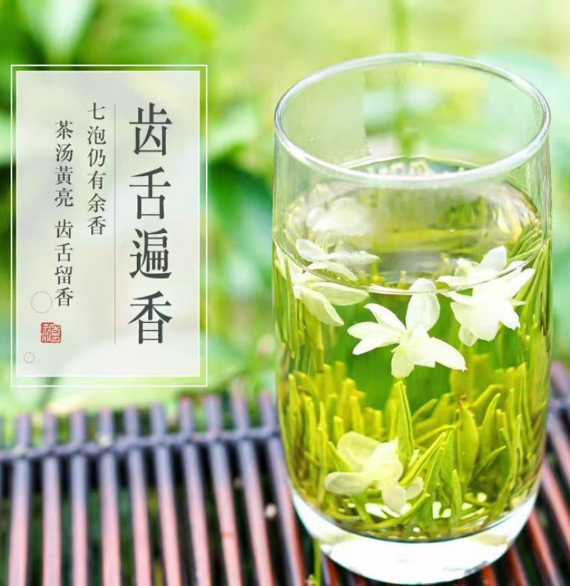 茉莉花茶茉莉银针批发贵州湄潭雀舌广西横县茉莉花