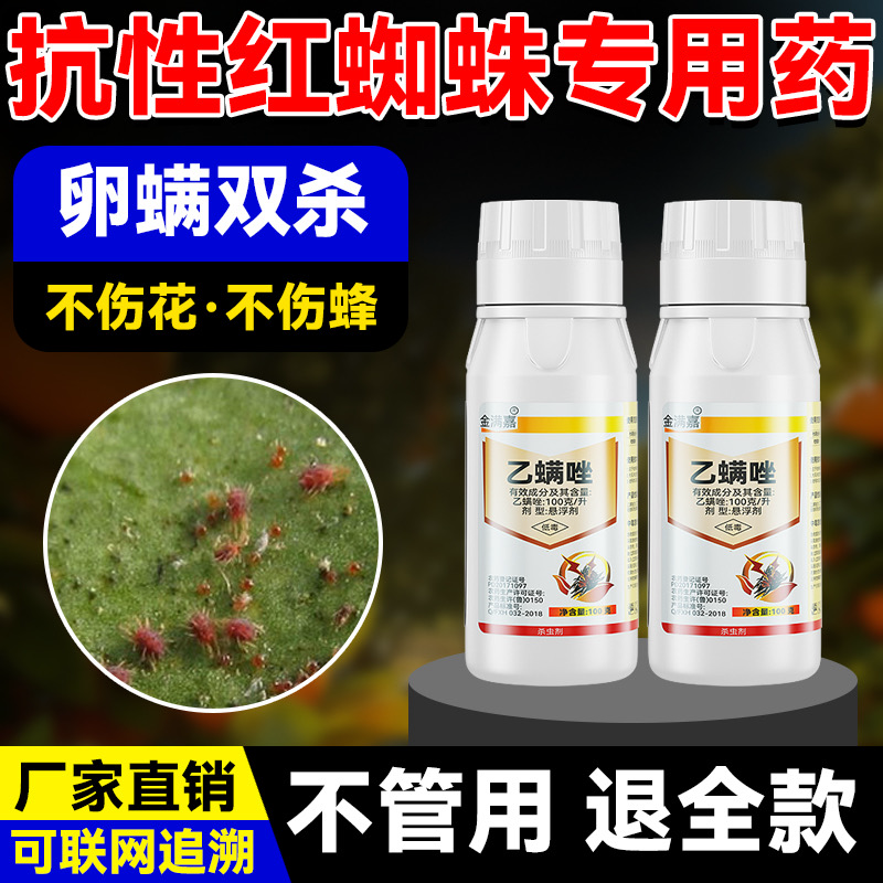 红蜘蛛专用乙螨唑草莓月季果树柑橘西瓜等通用农药杀虫剂