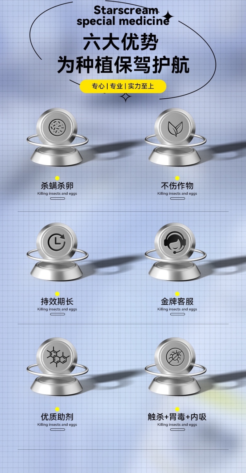 红蜘蛛专用乙螨唑草莓月季果树柑橘西瓜等通用农药杀虫剂
