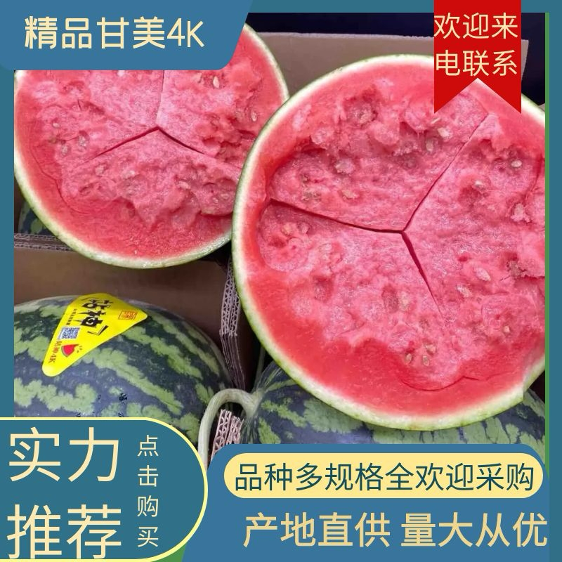 [甘美4k西瓜批发]陕西渭南蒲城县西瓜 0.35元/斤【实力】陕 _ 一亩田