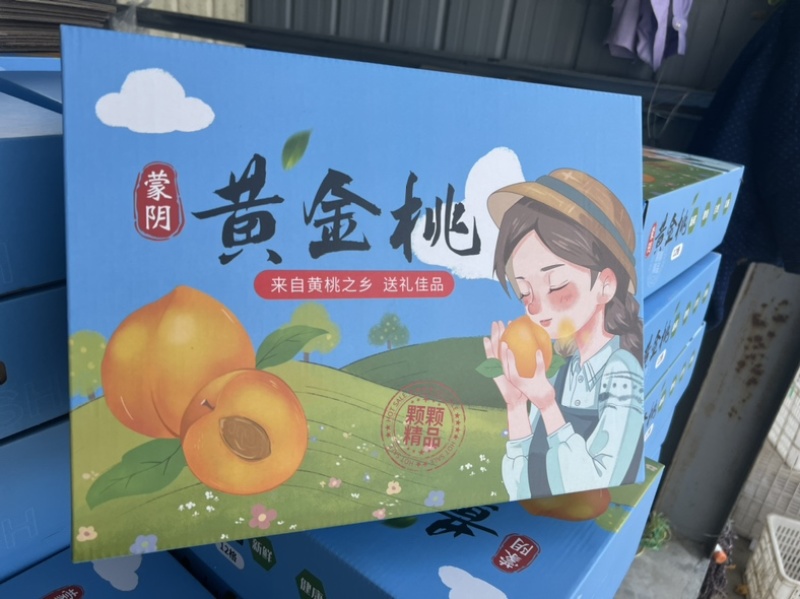 蒙阴黄桃一件代发多多美团抖音快手社区团商超