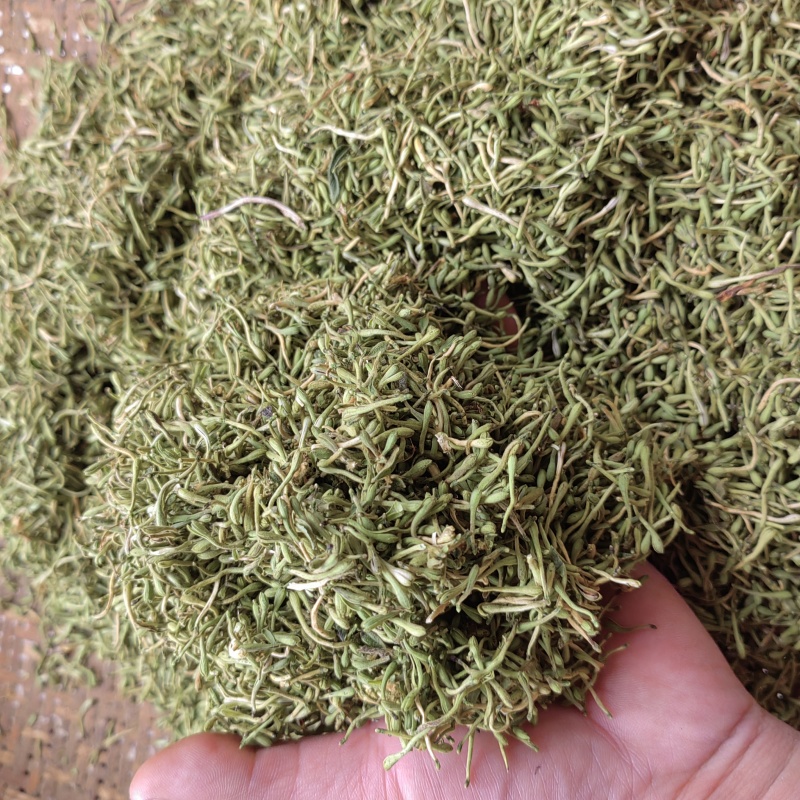 特级金银花毛尖颜色好颗粒长无碎无硫药食同源价格美丽