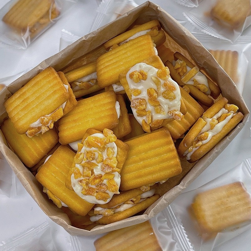 可可夹心奶酥批发
