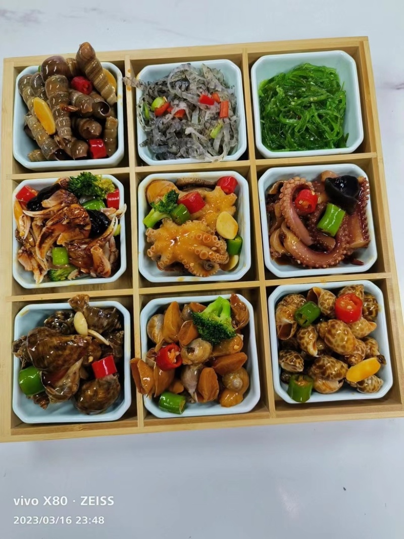 捞汁小海鲜即食小海鲜凉拌小菜下酒菜即食小海鲜商用客服询价