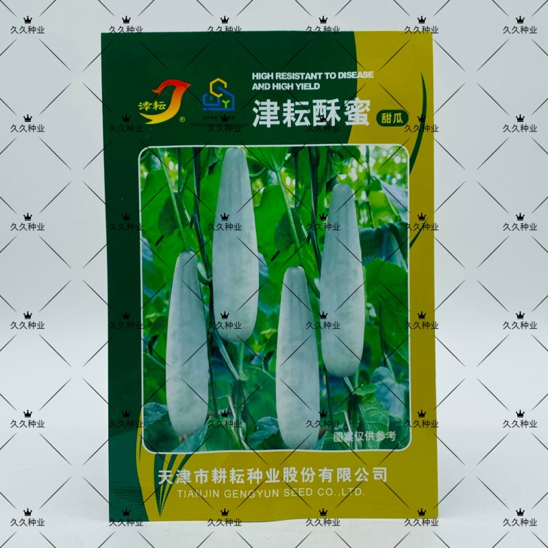 津耘酥蜜甜瓜种籽白灰绿皮羊角蜜羊角酥羊角脆早春大棚露地种
