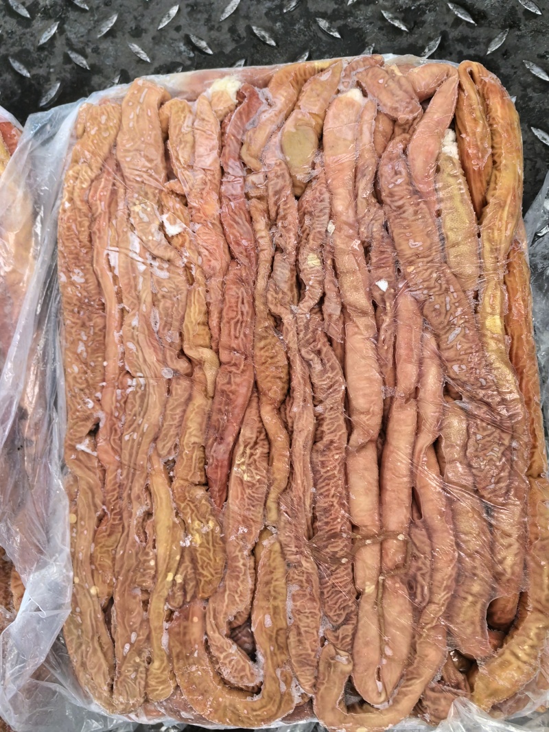 预煮猪小肠纯干无油一箱2板新货新到
