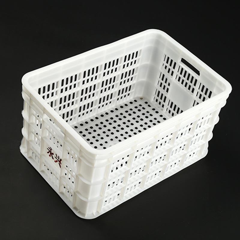 塑料水果筐物流周转筐长方形蔬菜水果塑料筐框子收纳储物筐箱