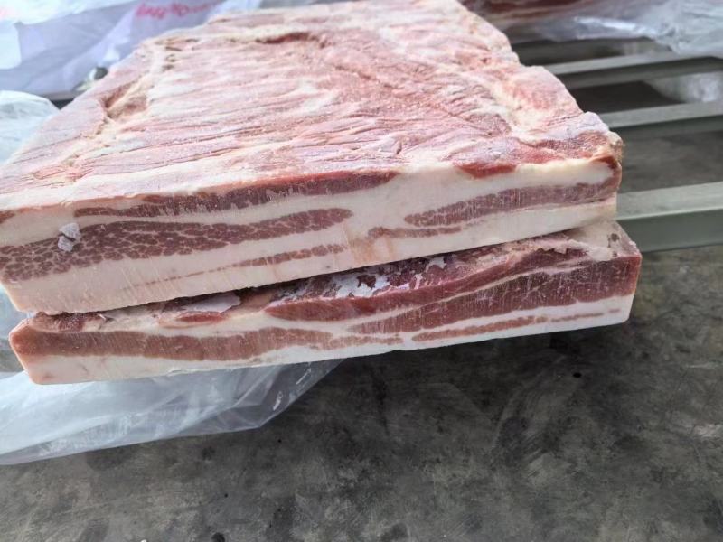 【推荐】母猪去皮修边中方五花肉品质保证一吨起批
