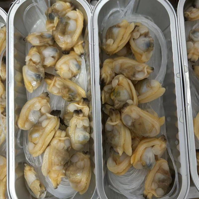 蒜蓉粉丝蛤蜊肉，铝盒装，长期大量供货，厂家发货！进店咨询