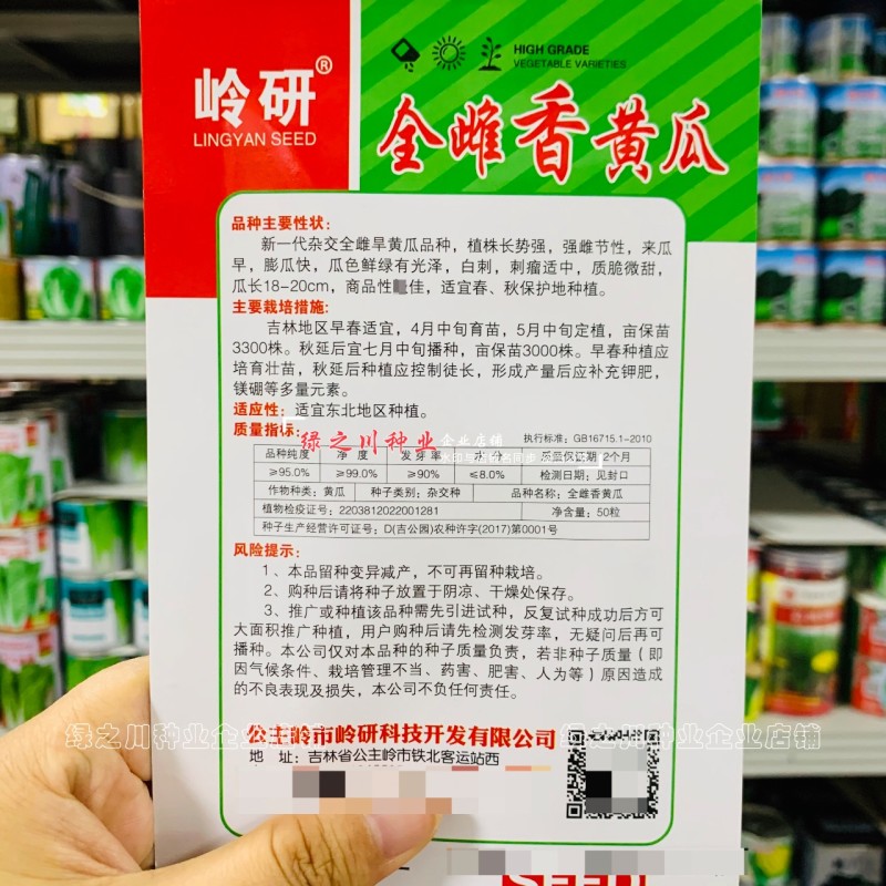 东北旱黄瓜种子好吃香甜脆黄瓜种子全雌香黄瓜种籽春秋瓜种子