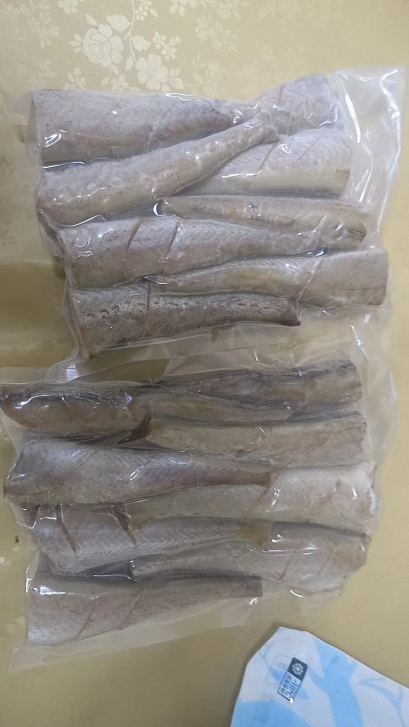 狭鳕鱼段，四去，800袋，现货，5元一袋