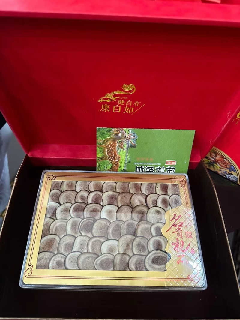 鹿茸片礼盒花开富贵礼盒一盒25克礼盒款