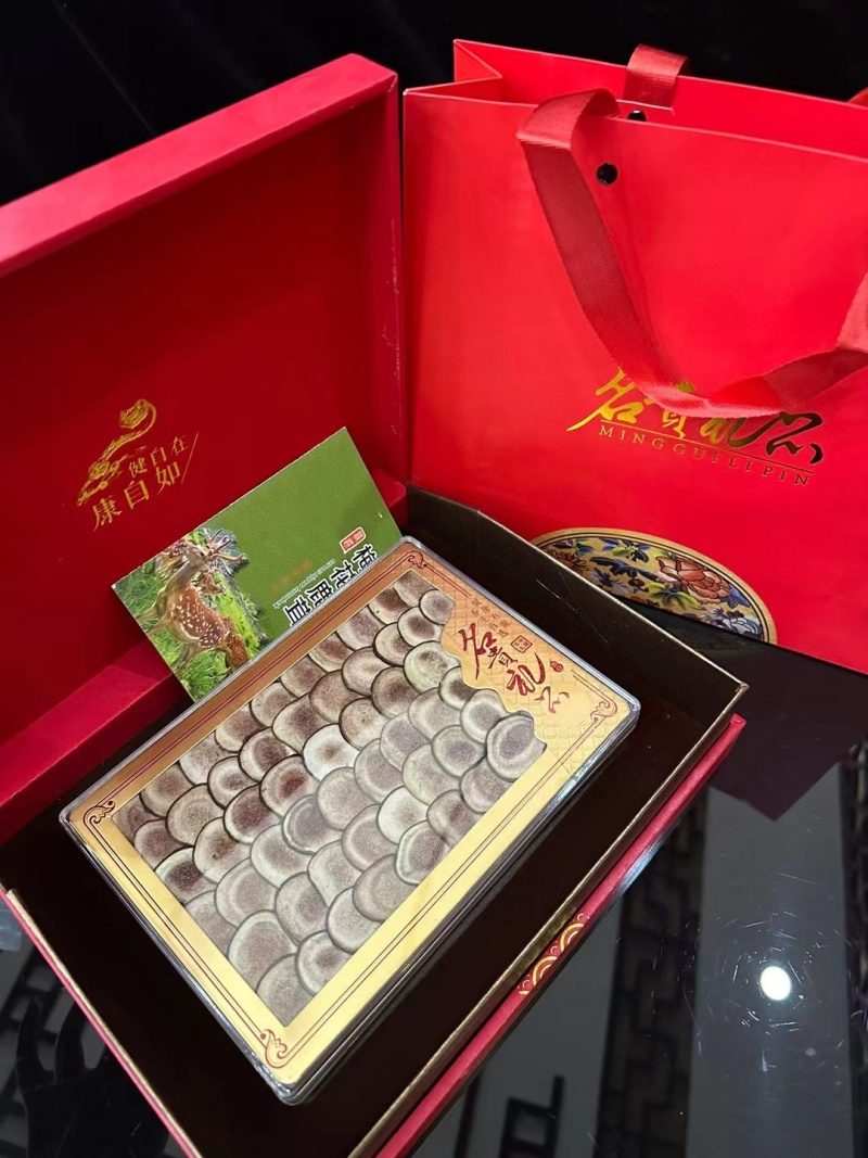 鹿茸片礼盒花开富贵礼盒一盒25克礼盒款