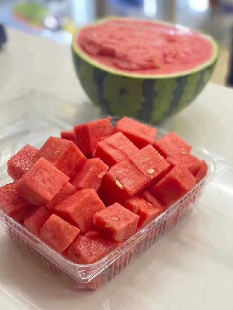 无籽美都西瓜现货现摘自家种植次瓜欢迎实地考察参考实物图片