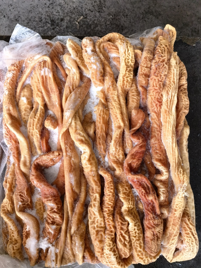 预煮猪小肠纯干无油一箱2板新货新到