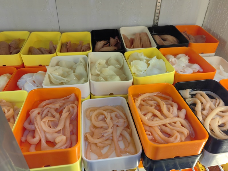 水发火锅鸭肠自助餐火锅食材大鸭肠
