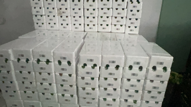 鸡蛋包装标签示意图