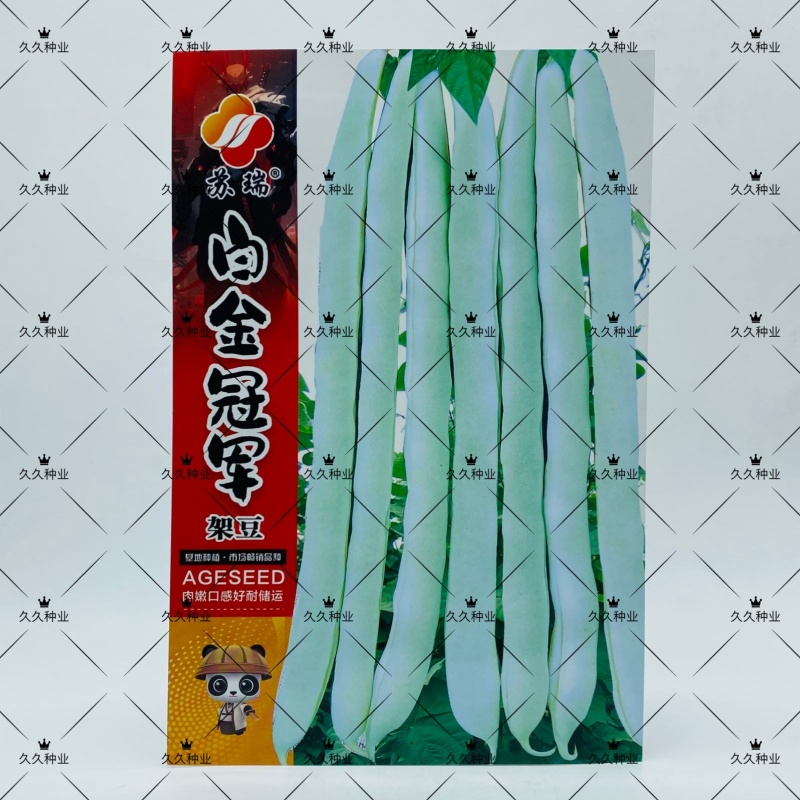 白金冠军架豆种子白芸豆宽扁豆白不老四季豆种子春夏秋季豆