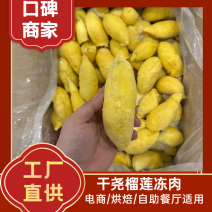 干尧A榴莲果肉冷冻干尧榴莲肉对接电商一手货源