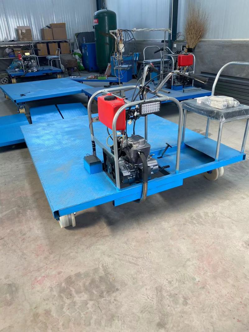 铁路专用尼龙绝缘轮手推车1吨2吨3吨5吨6米8米平板车搬