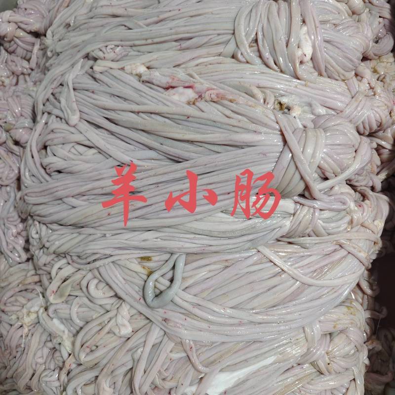 【羊小肠】当地草原羊的肠衣，鲜冻新货！工厂直供量大优惠！