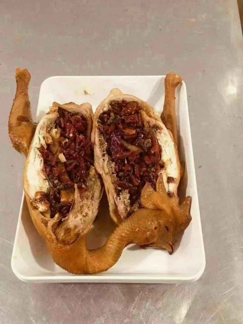 麻椒鸡下酒菜四川特产椒麻鸡整只开袋即食老母鸡熟食特色卤味