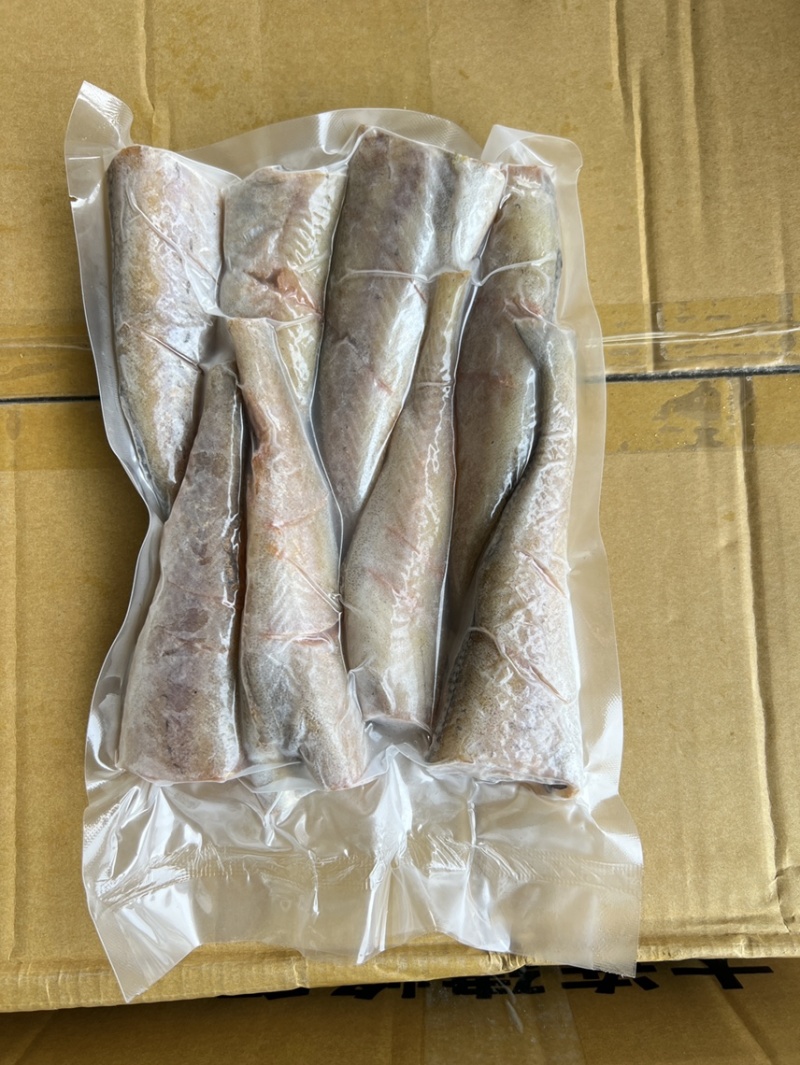 狭鳕鱼段，四去，800袋，现货，5元一袋
