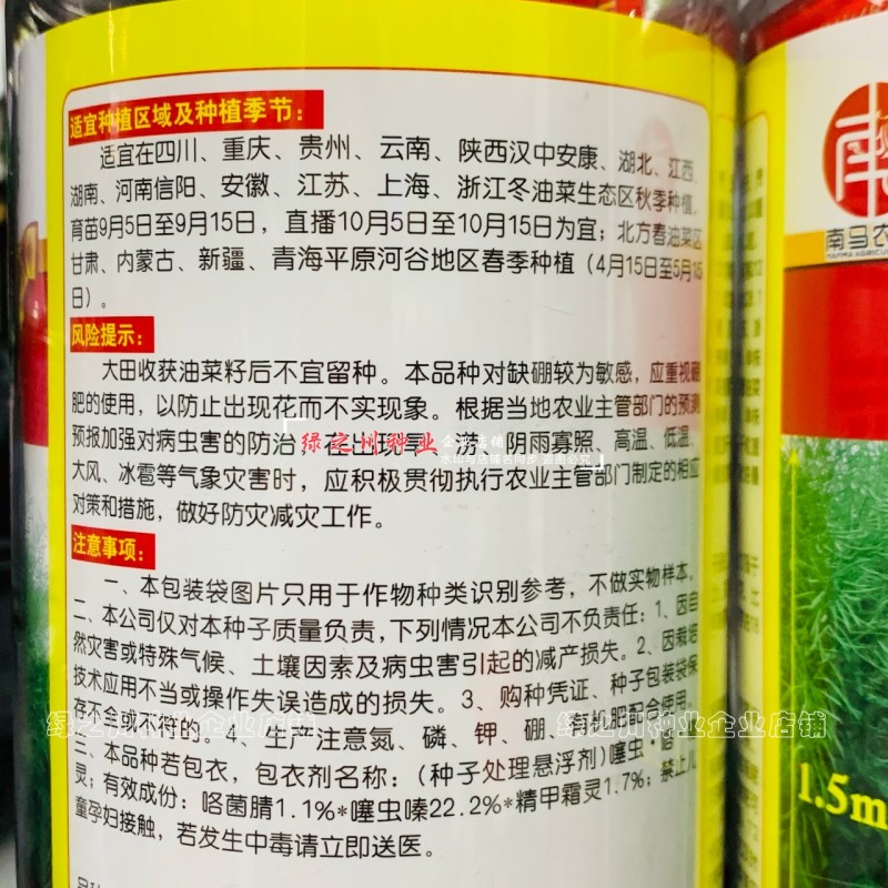 嘉油999油菜种籽榨油香油菜籽种子四川油菜种子含油量高