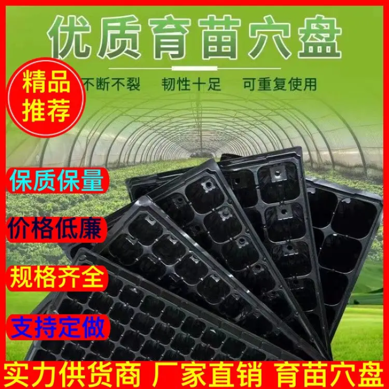 【规格齐全】穴盘育苗穴盘105/128孔适用于各种蔬菜育苗