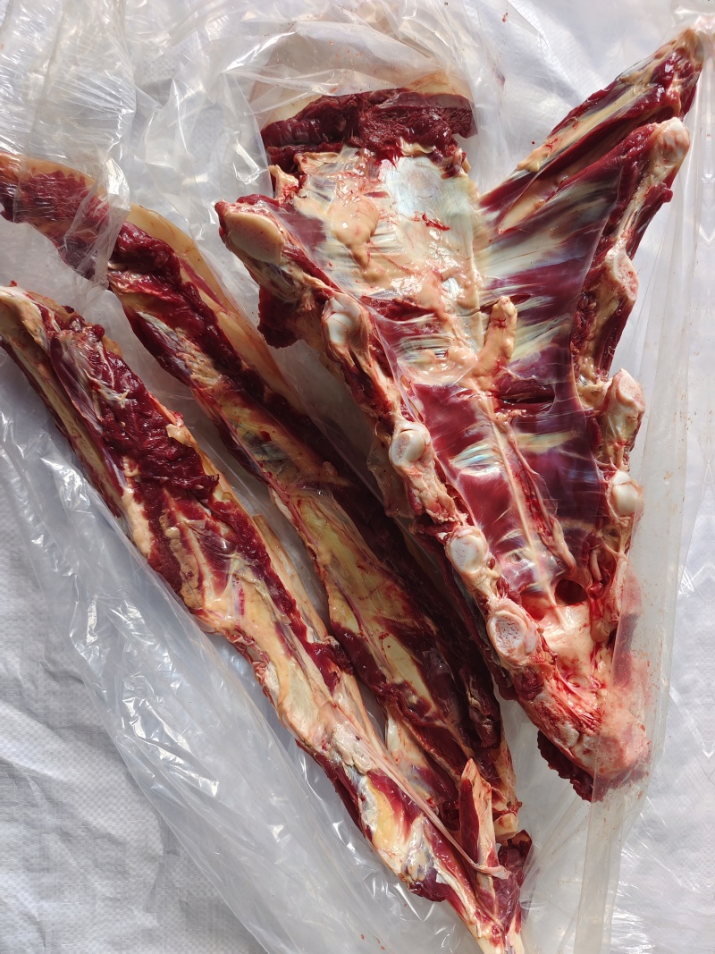 【牛胸骨】当地草原黄牛肉小胸叉，有肉有筋带脆骨，袋装