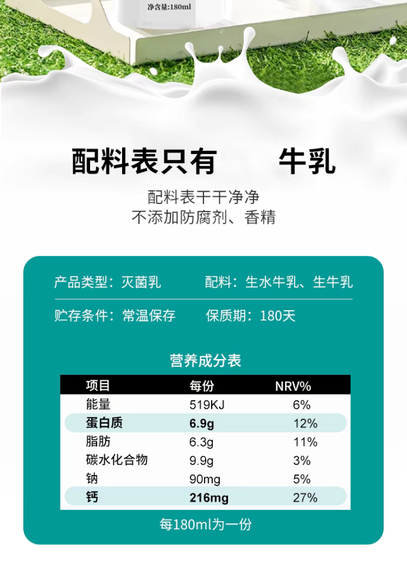 可代发，蛋白达到3.83的水牛奶，口感非常好，低脂高钙高