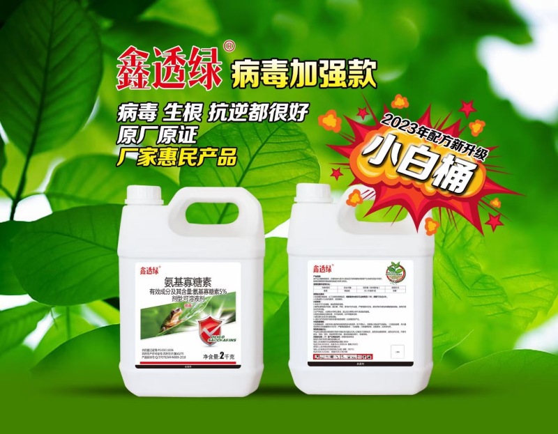 5%氨基寡糖素抑制病毒病瓦瓦叶促进根系发育缓苗快