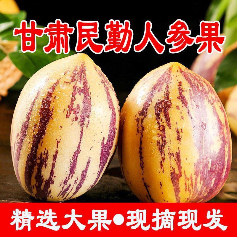【甘肃人参果】沙漠民勤人参果新鲜水果应季黄心人参果包邮