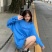 宽松双面印花刺绣卫衣1666件，全清8.5