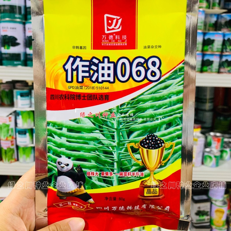 作油068油菜种籽四川油菜籽种子油质好甘蓝型油菜一碗菜籽
