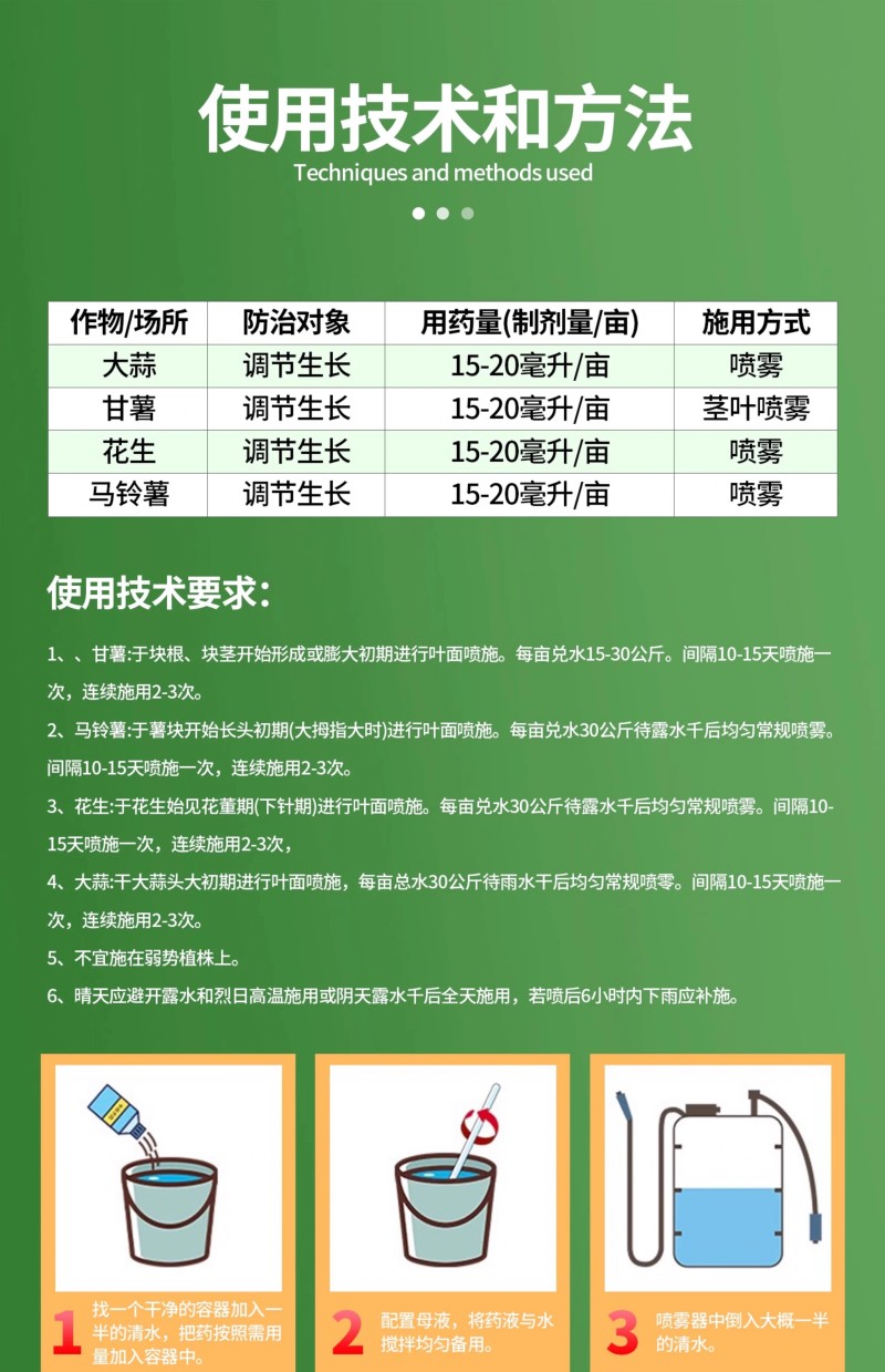 兰月有金来60%氯化胆碱地下作物根茎块根块茎膨大素