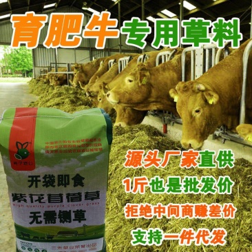 苜蓿草育肥牛专用苜蓿草料牛羊马驴羊驼饲料无需铡草开袋即食
