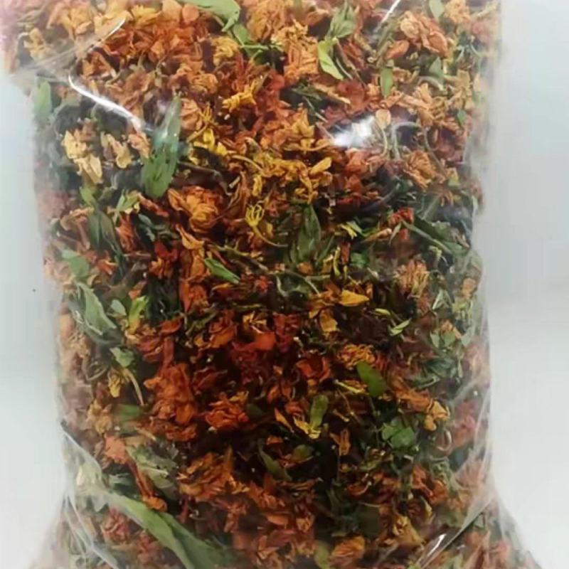 养肝茶相思叶罗汉果花茉莉花山密草甜叶菊泡水喝甘甜可口
