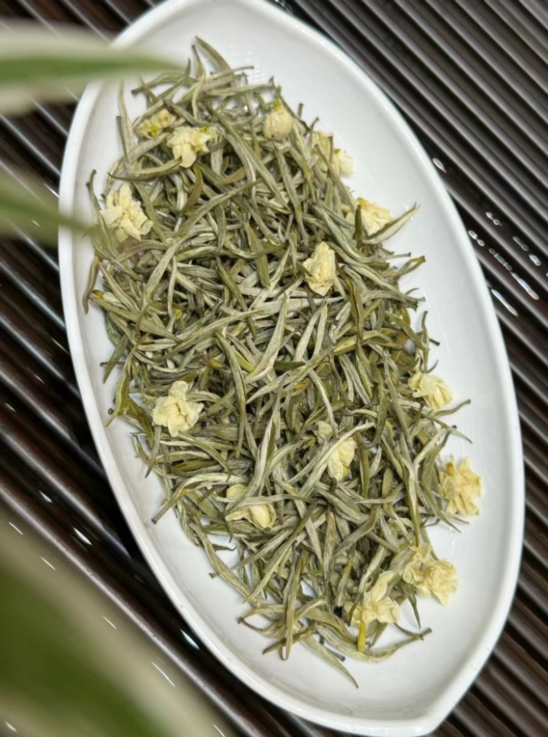 茉莉花茶茉莉针王银针王白亳全芽川茶浓香飘雪500g茶叶